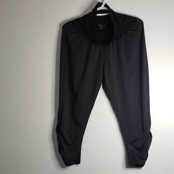 Oh Baby Maternity Harem Black Leggings Size XL - Picture 1 of 7